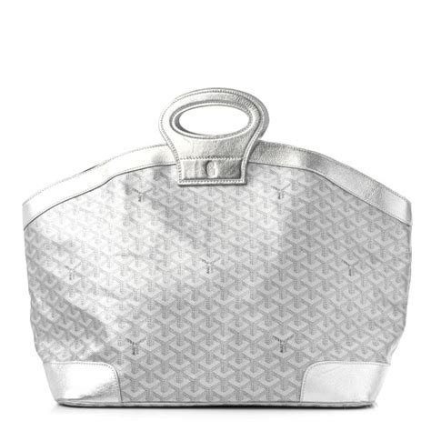 GOYARD Goyardine Beluga MM Silver 1292389 